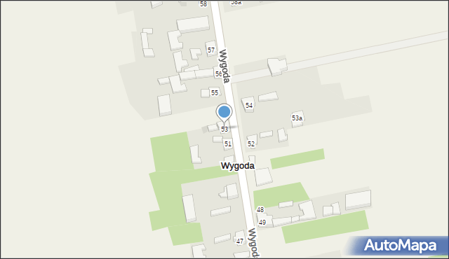 Wygoda, Wygoda, 53, mapa Wygoda