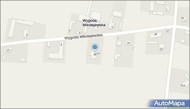 Wygoda Mikołajewska, Wygoda Mikołajewska, 4a, mapa Wygoda Mikołajewska