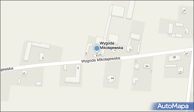 Wygoda Mikołajewska, Wygoda Mikołajewska, 5, mapa Wygoda Mikołajewska