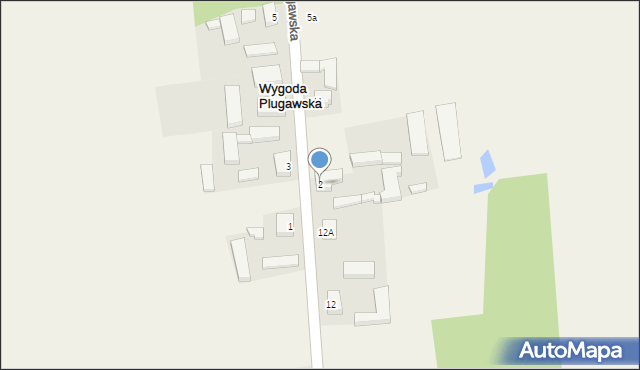 Wygoda Plugawska, Wygoda Plugawska, 2, mapa Wygoda Plugawska