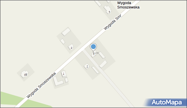 Wygoda Smoszewska, Wygoda Smoszewska, 3, mapa Wygoda Smoszewska