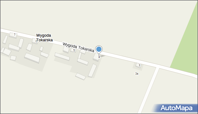 Wygoda Tokarska, Wygoda Tokarska, 4, mapa Wygoda Tokarska