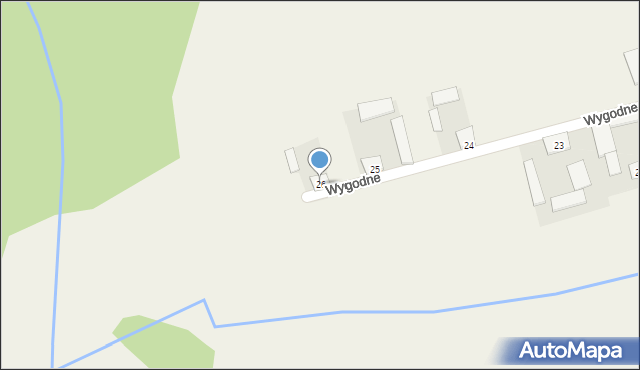 Wygodne, Wygodne, 26, mapa Wygodne