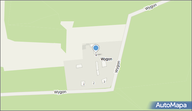 Wygon, Wygon, 4, mapa Wygon