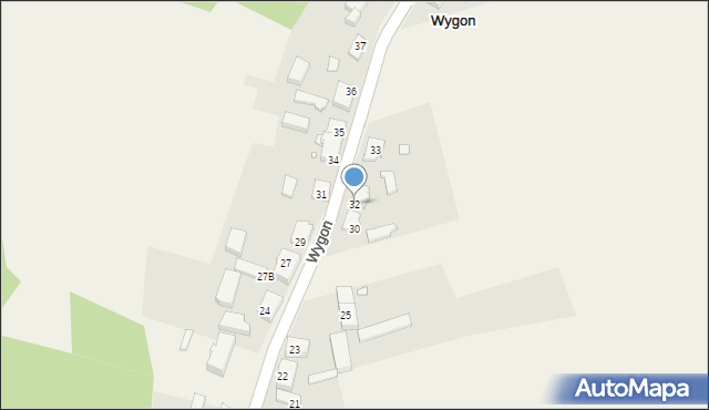 Wygon, Wygon, 32, mapa Wygon