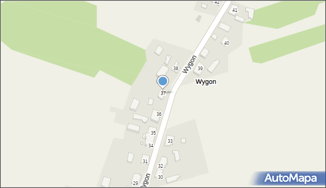 Wygon, Wygon, 37, mapa Wygon