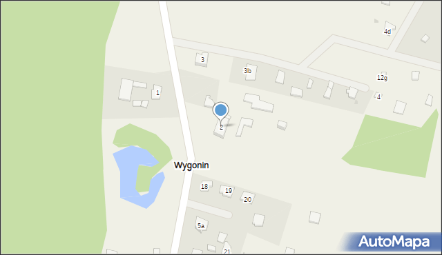 Wygonin, Wygonin, 2, mapa Wygonin