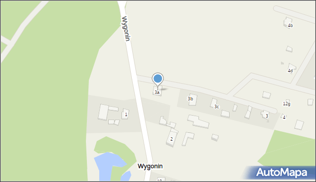 Wygonin, Wygonin, 3, mapa Wygonin