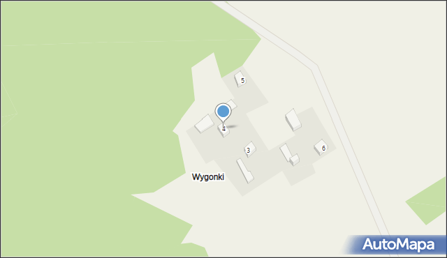 Wygonki, Wygonki, 4, mapa Wygonki