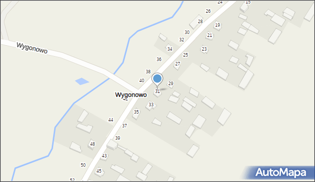 Wygonowo, Wygonowo, 31, mapa Wygonowo