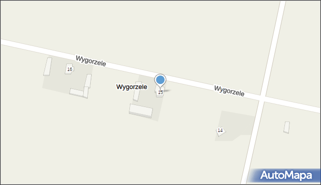 Wygorzele, Wygorzele, 15, mapa Wygorzele