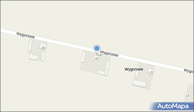 Wygorzele, Wygorzele, 17, mapa Wygorzele