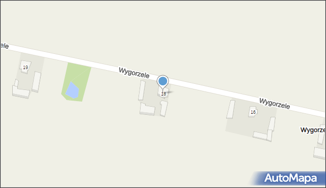 Wygorzele, Wygorzele, 18, mapa Wygorzele