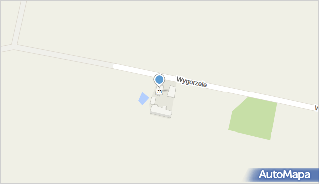 Wygorzele, Wygorzele, 23, mapa Wygorzele