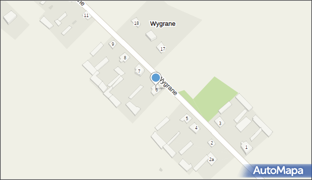 Wygrane, Wygrane, 6, mapa Wygrane