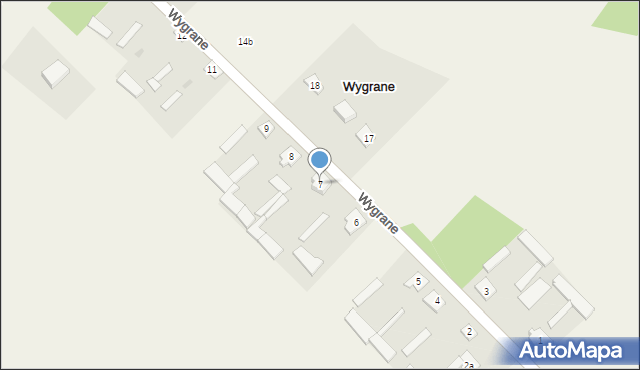 Wygrane, Wygrane, 7, mapa Wygrane