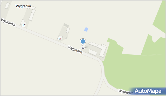 Wygranka, Wygranka, 12, mapa Wygranka