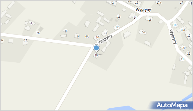 Wygryny, Wygryny, 16b, mapa Wygryny