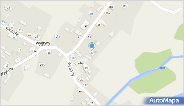 Wygryny, Wygryny, 33, mapa Wygryny