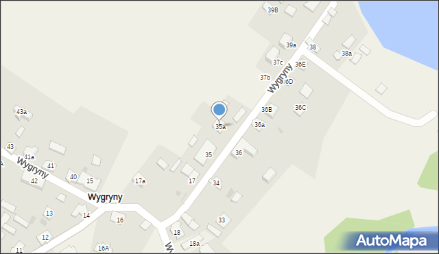 Wygryny, Wygryny, 35a, mapa Wygryny