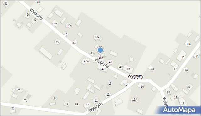 Wygryny, Wygryny, 41a, mapa Wygryny