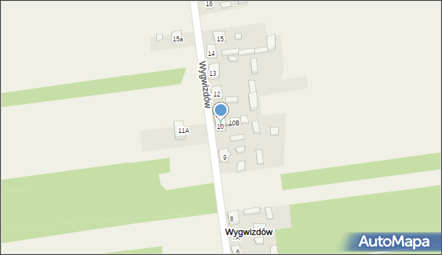 Wygwizdów, Wygwizdów, 10, mapa Wygwizdów