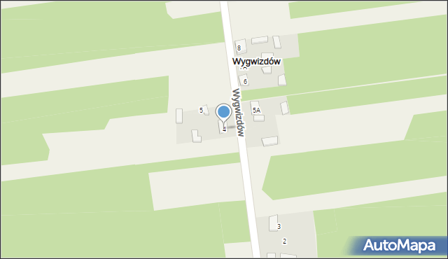 Wygwizdów, Wygwizdów, 4, mapa Wygwizdów