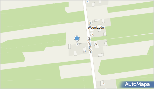 Wygwizdów, Wygwizdów, 5, mapa Wygwizdów