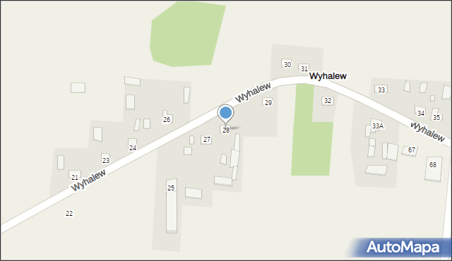 Wyhalew, Wyhalew, 28, mapa Wyhalew