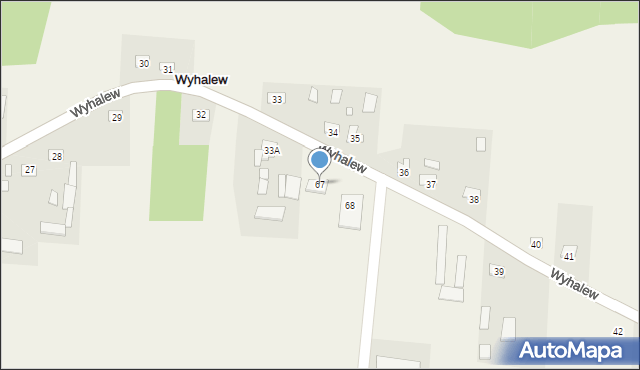 Wyhalew, Wyhalew, 67, mapa Wyhalew