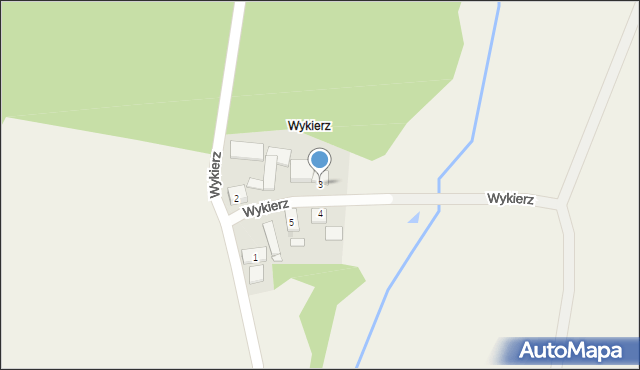 Wykierz, Wykierz, 3, mapa Wykierz