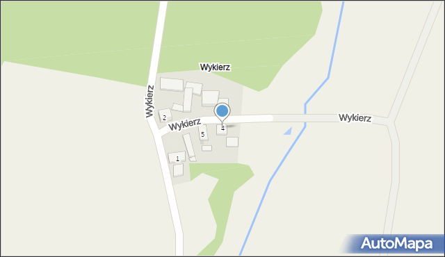 Wykierz, Wykierz, 4, mapa Wykierz