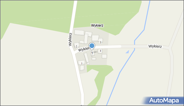 Wykierz, Wykierz, 5, mapa Wykierz