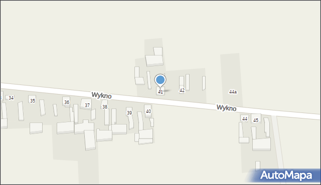 Wykno, Wykno, 41, mapa Wykno