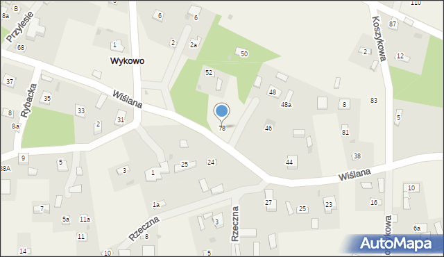 Wykowo, Wykowo, 78, mapa Wykowo