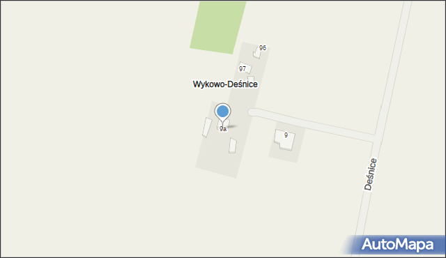 Wykowo, Wykowo, 95, mapa Wykowo