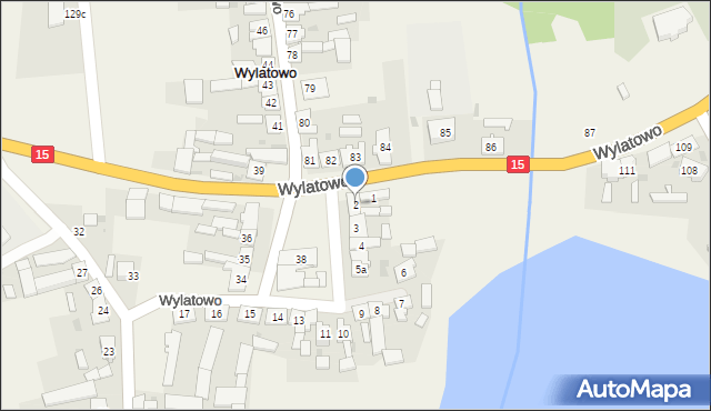 Wylatowo, Wylatowo, 2, mapa Wylatowo