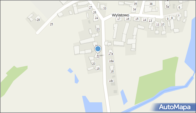 Wylatowo, Wylatowo, 21, mapa Wylatowo