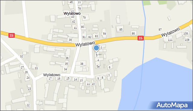 Wylatowo, Wylatowo, 3, mapa Wylatowo