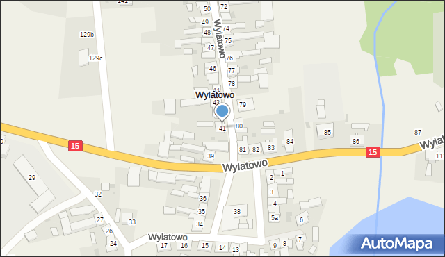 Wylatowo, Wylatowo, 41, mapa Wylatowo