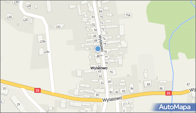 Wylatowo, Wylatowo, 46, mapa Wylatowo