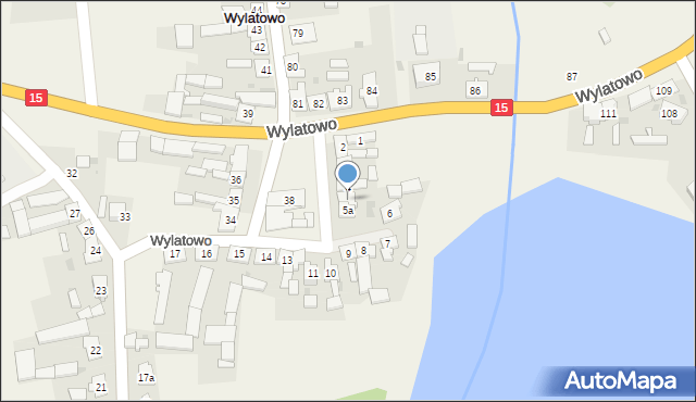 Wylatowo, Wylatowo, 5, mapa Wylatowo