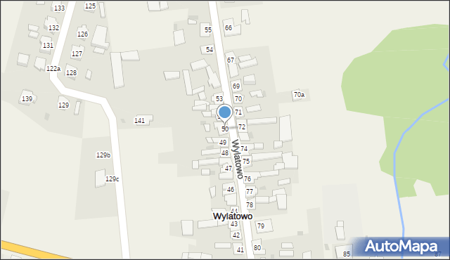 Wylatowo, Wylatowo, 50, mapa Wylatowo