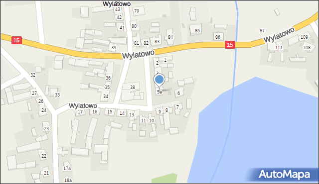 Wylatowo, Wylatowo, 5a, mapa Wylatowo