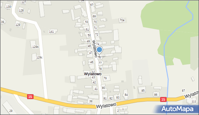 Wylatowo, Wylatowo, 76, mapa Wylatowo