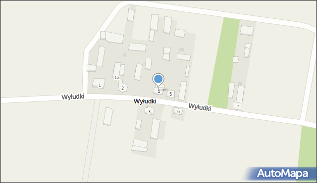 Wyłudki, Wyłudki, 4, mapa Wyłudki