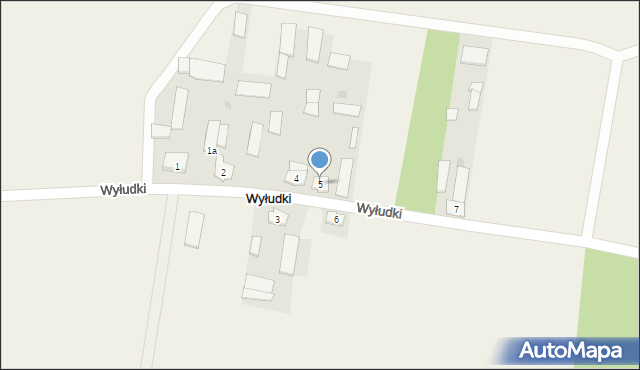 Wyłudki, Wyłudki, 5, mapa Wyłudki