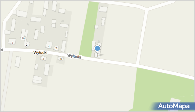 Wyłudki, Wyłudki, 7, mapa Wyłudki