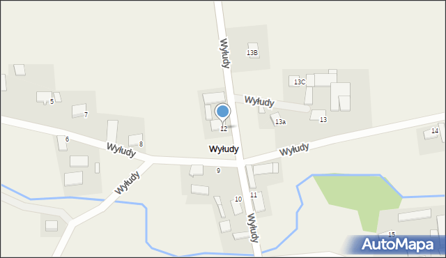 Wyłudy, Wyłudy, 12, mapa Wyłudy