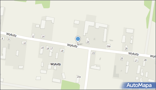 Wyłudy, Wyłudy, 20, mapa Wyłudy